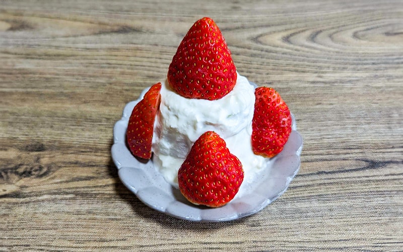 わんちゃんに手作りケーキ